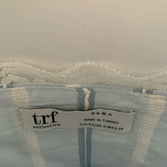 ZARA Strappy Tank Top w/ Lace Trim - Picture 9 of 9